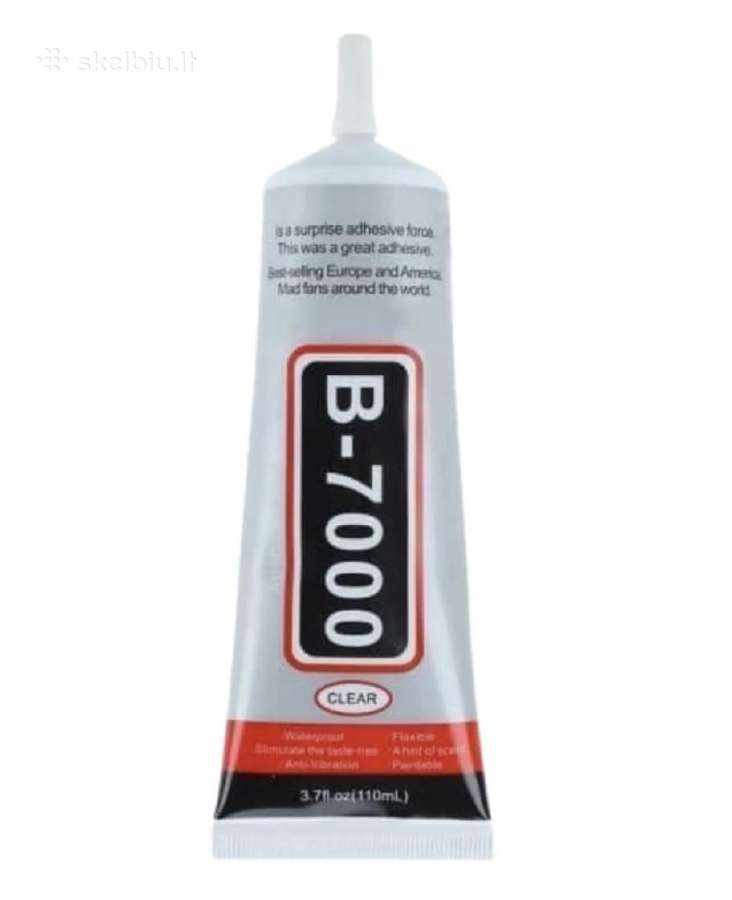 B-7000 skaidrūs universalūs klijai 110 ml - nuotraukos Nr. 2