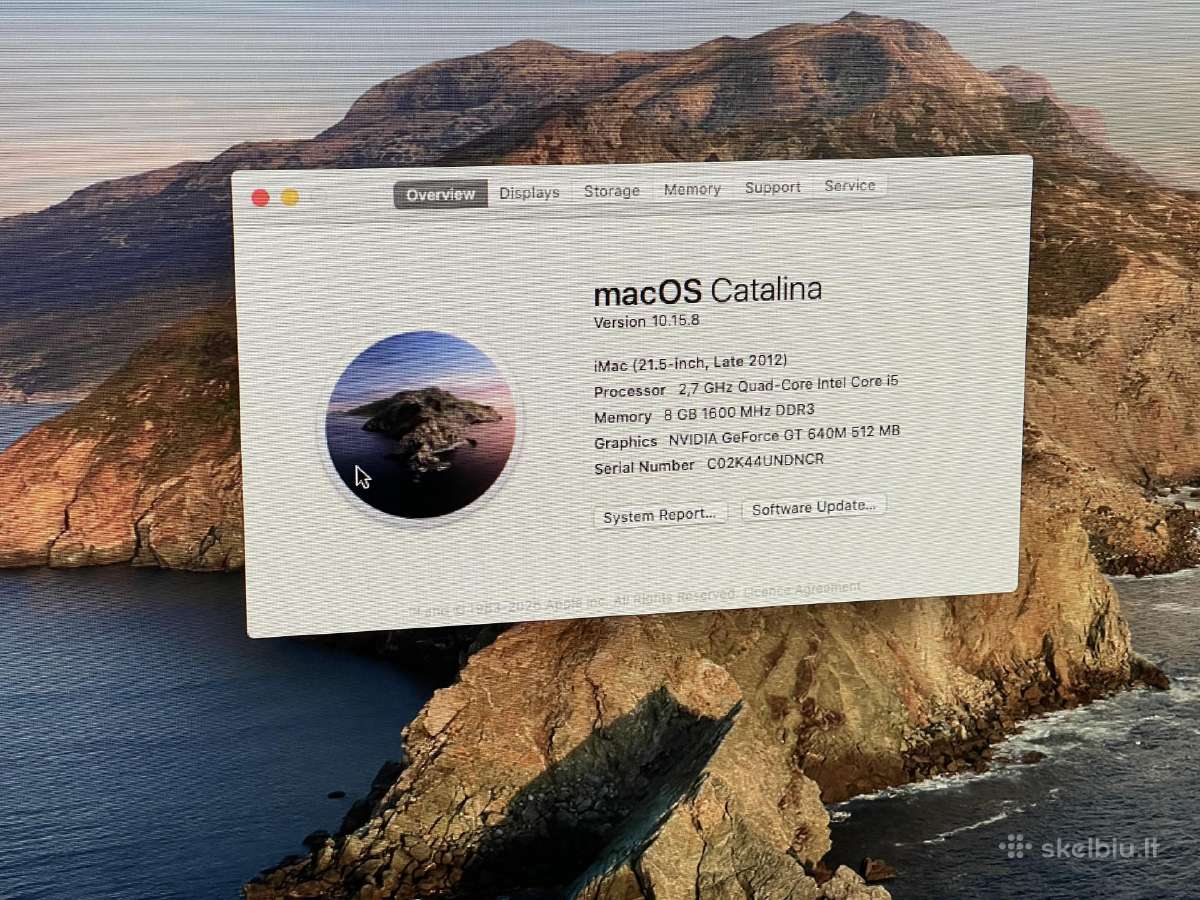 Apple iMac 21,5" i5 2,7ghz 8gb 240ssd su garantija - nuotraukos Nr. 2