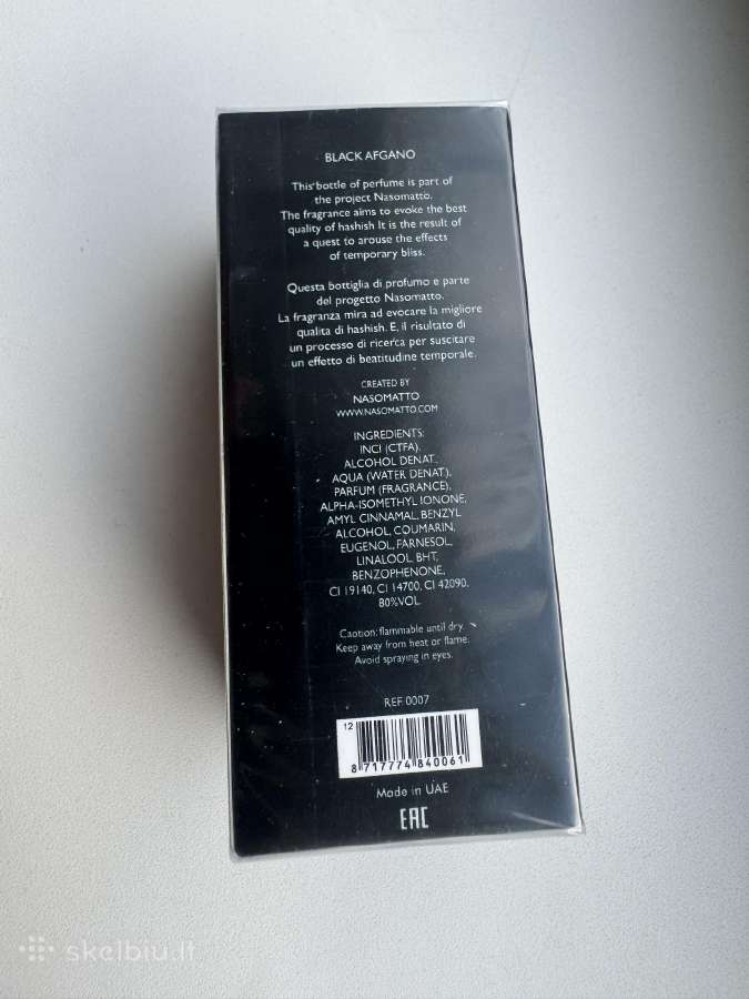 Naujas Black Afgano Nasomatto 25 ml-32 eur - nuotraukos Nr. 4
