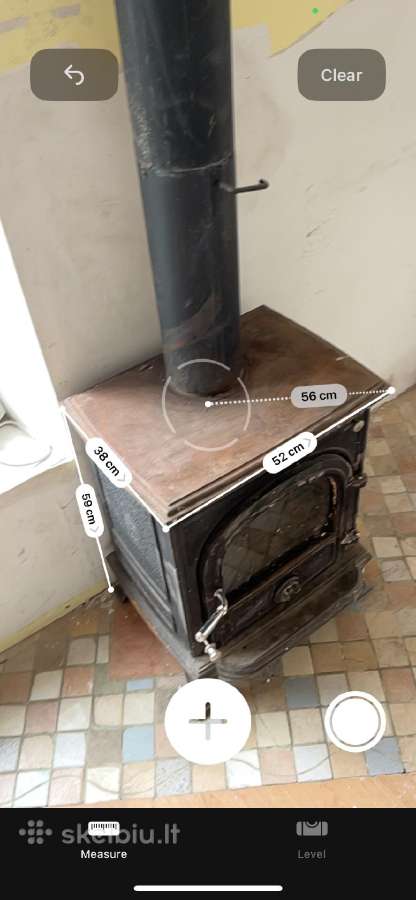 Ketaus krosnelė / židinys Flammifera Bst65, 12 kw - nuotraukos Nr. 7