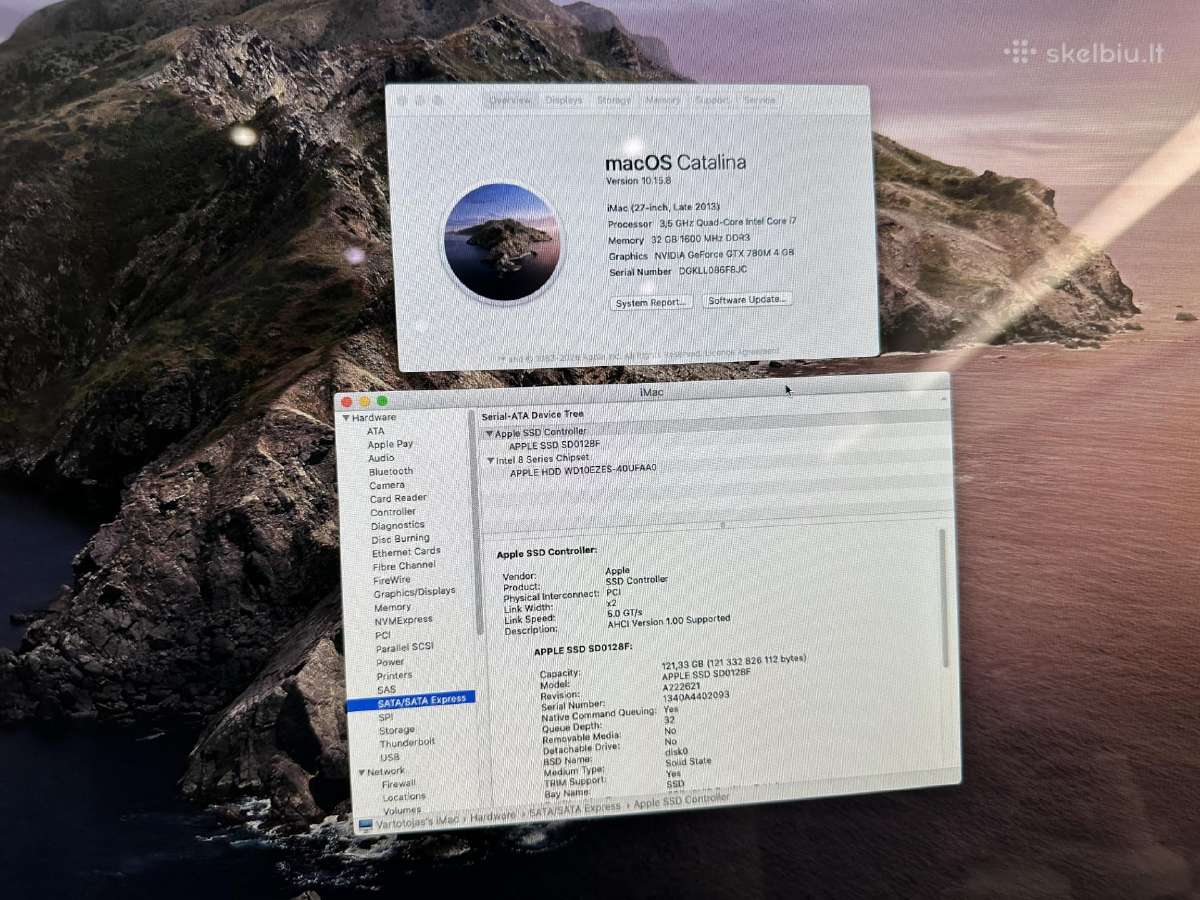 Apple iMac 27" i7 / 32gb RAM / Gtx 780m 4gb - nuotraukos Nr. 2