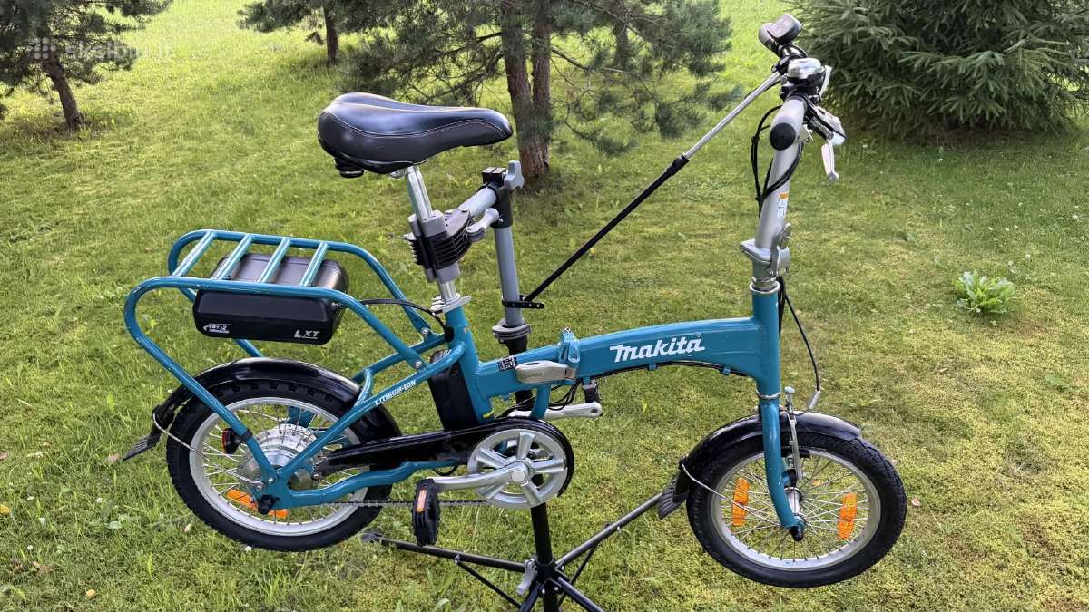 Elektrinis dviratis Makita Bby180z. - nuotraukos Nr. 3