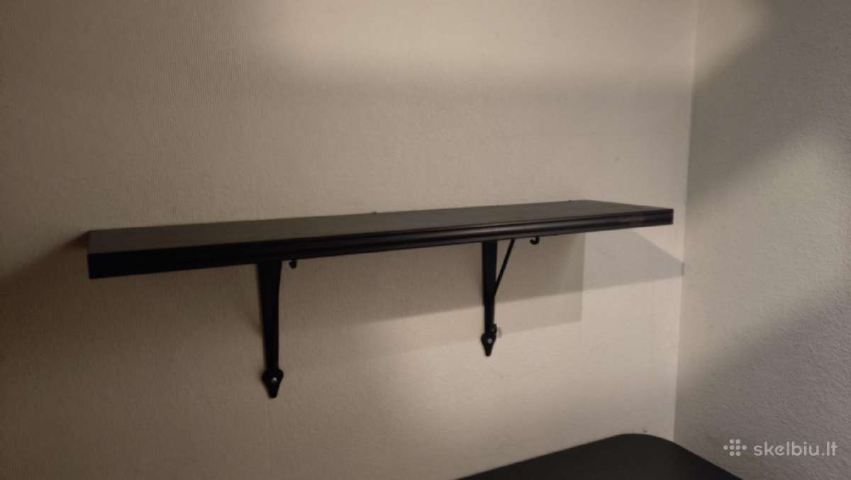 Juoda Ikea sieninė lentyna - nuotraukos Nr. 3