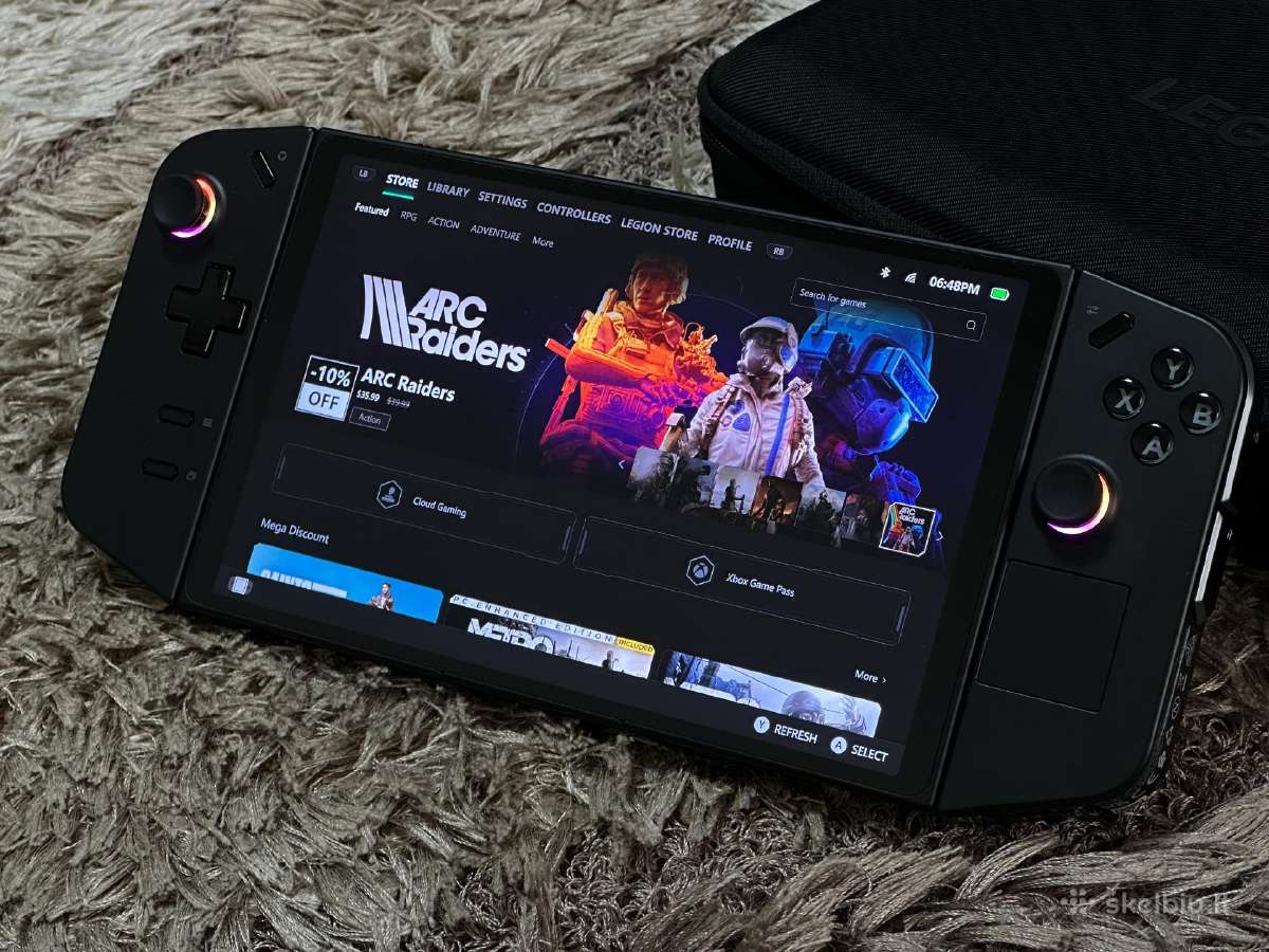 Parduodu Legion Go Z1 Extreme, 512gb, Qhd 8.8inch. - nuotraukos Nr. 2