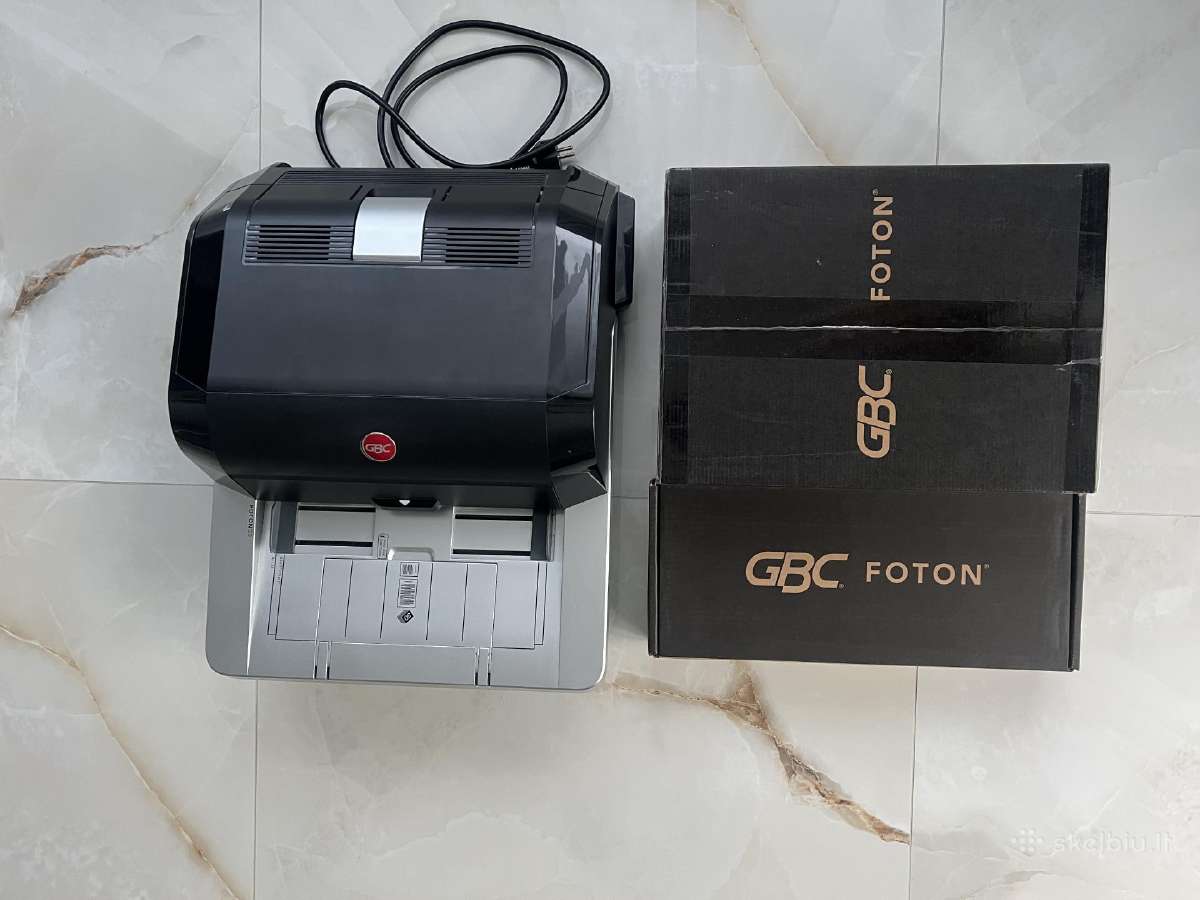 Gbc Foton 30 automatinis laminatorius +10 kaseciu - nuotraukos Nr. 5