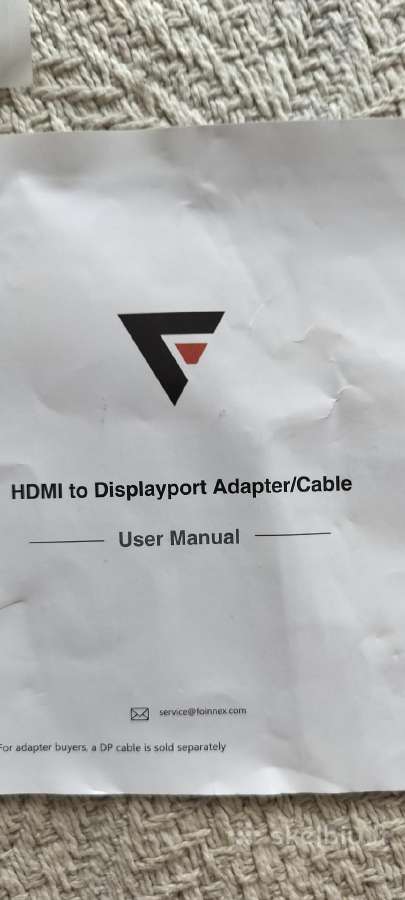 Hdmi Display port kabelis su Usb.4k. - nuotraukos Nr. 8