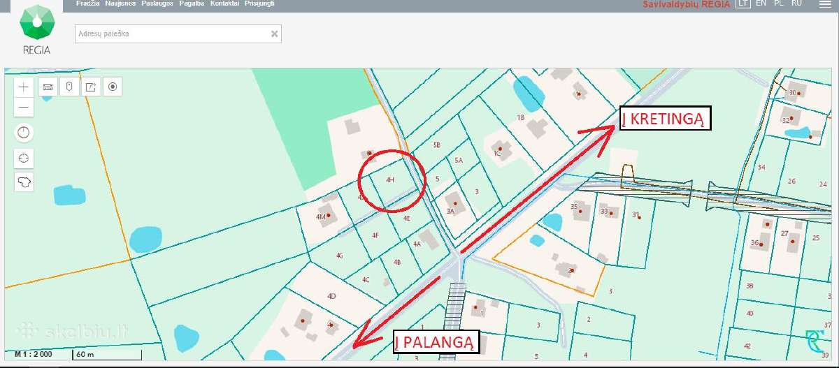 Parduodamas 10 arų namų valdos sklypas Kretingos r - nuotraukos Nr. 8