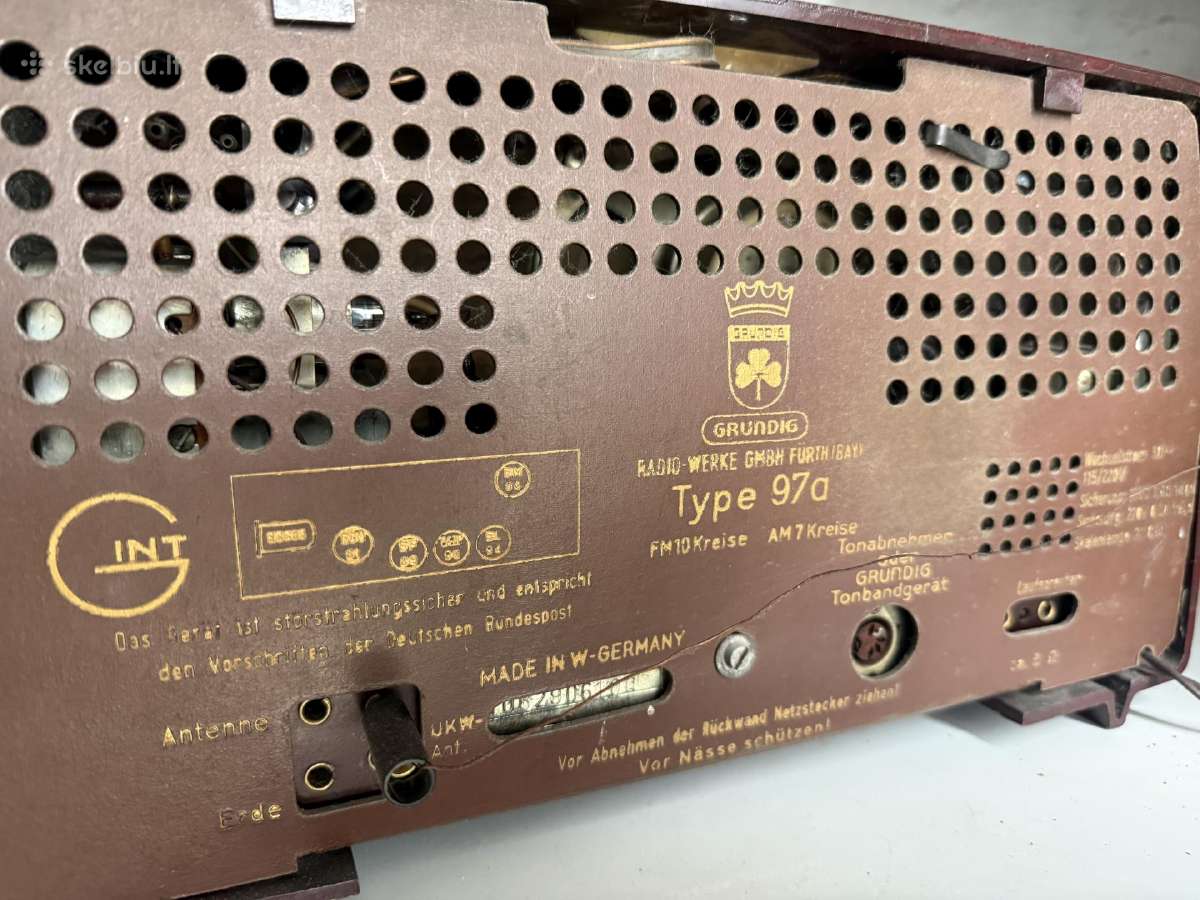 Grundig lempinis radio imtuvas - nuotraukos Nr. 2