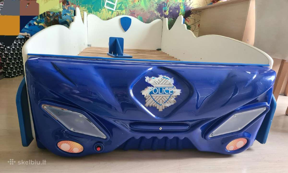 Vaikiška lova policijos automobilis - nuotraukos Nr. 5