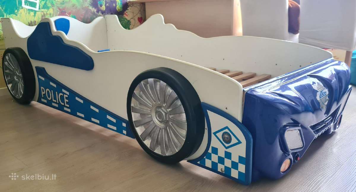 Vaikiška lova policijos automobilis - nuotraukos Nr. 3