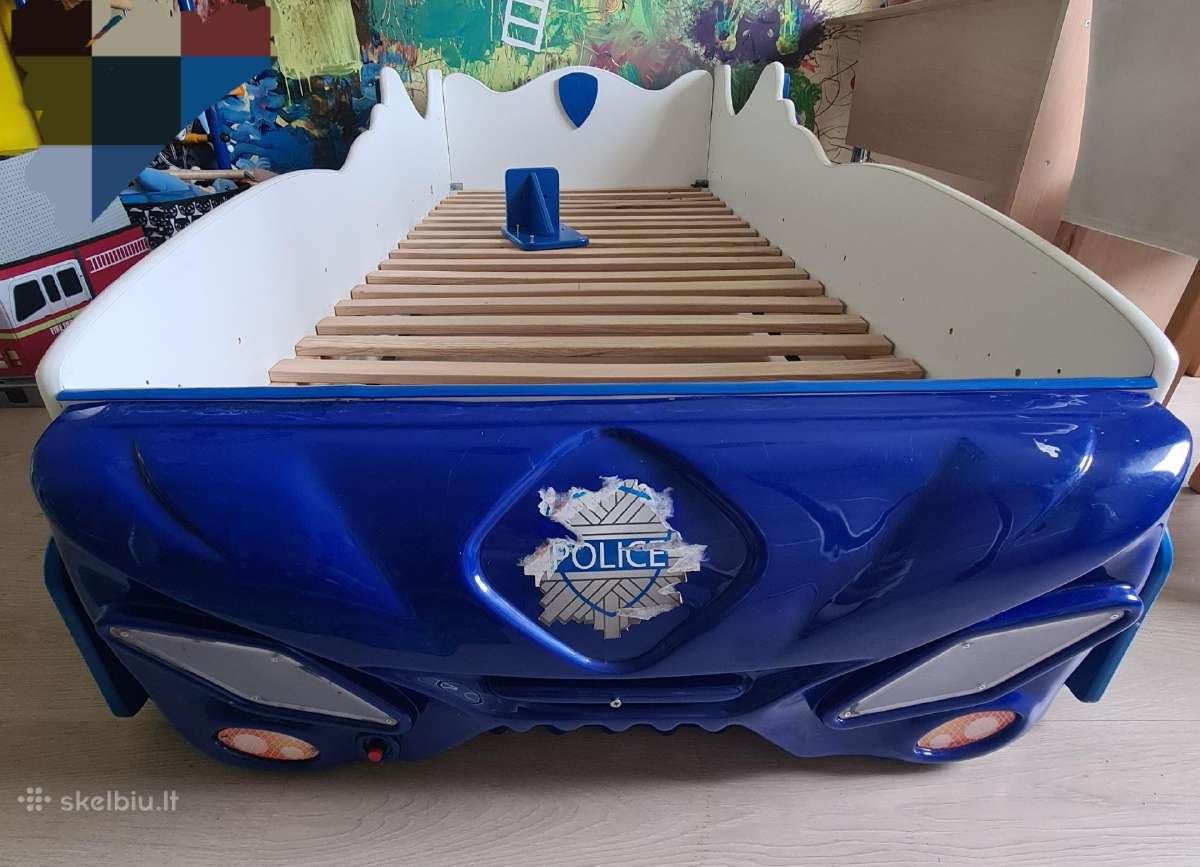 Vaikiška lova policijos automobilis - nuotraukos Nr. 6