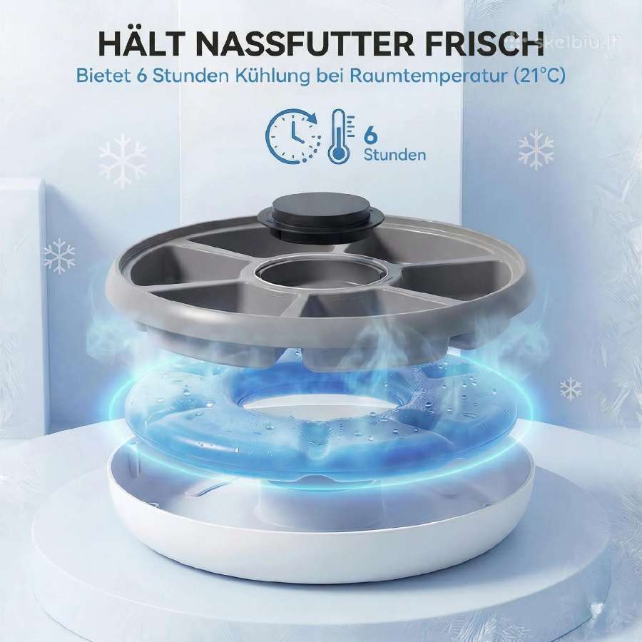 Automatinė šunų ir kačių šėrykla su laikmačiu - nuotraukos Nr. 7