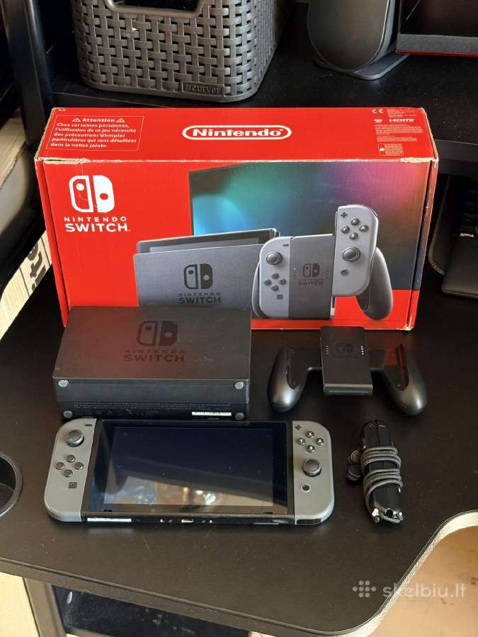 Nintendo Switch V2, 32gb, Gray - nuotraukos Nr. 2