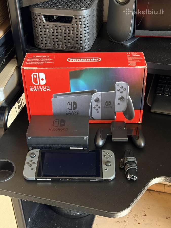 Nintendo Switch V2, 32gb, Gray - nuotraukos Nr. 3