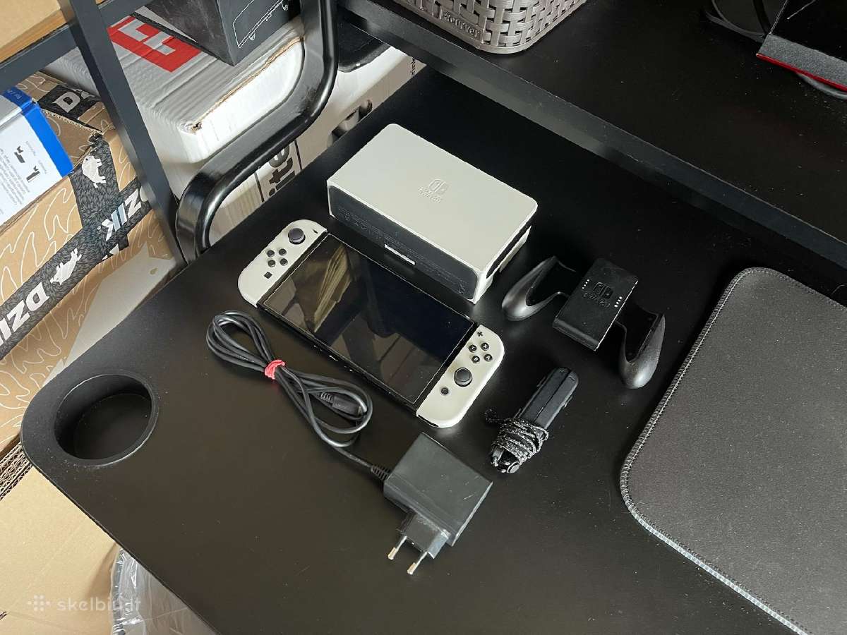 Nintendo Switch Oled, White 64gb - nuotraukos Nr. 3