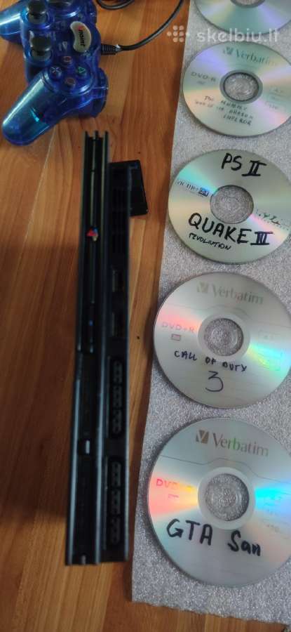 Playstation 2 su žaidimais - nuotraukos Nr. 4