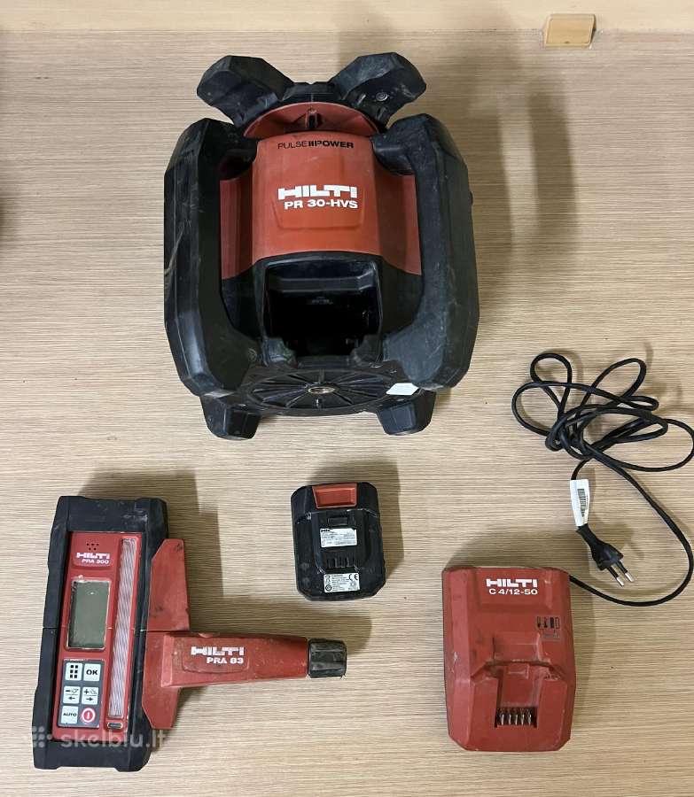 Hilti rotaciniai lazeriai nivelyrai - nuotraukos Nr. 3