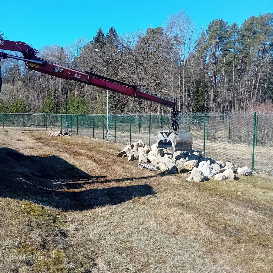 Keturašio savivarčio su kranu ir greiferiniu kaušu - nuotraukos Nr. 11
