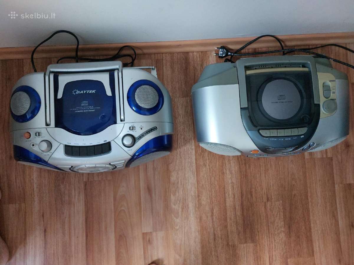 Dvi nešiojamos magnetolos Panasonic ir Daewoo - nuotraukos Nr. 2