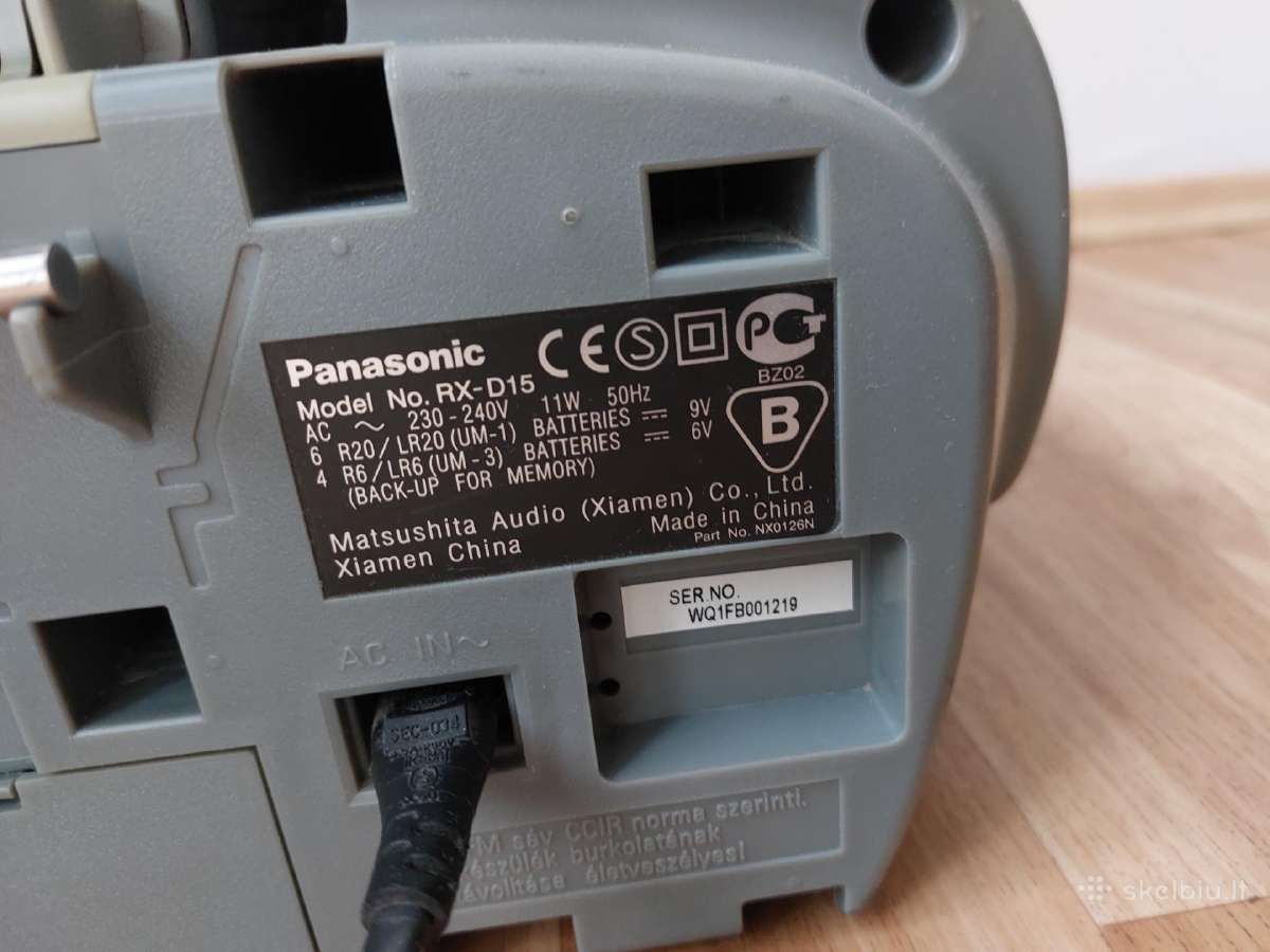 Dvi nešiojamos magnetolos Panasonic ir Daewoo - nuotraukos Nr. 5