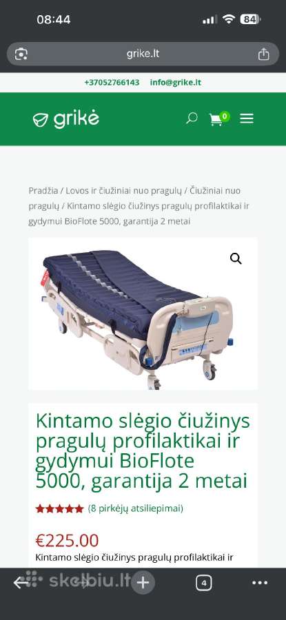 Kompresinis čiužinys nuo pragulų - nuotraukos Nr. 7