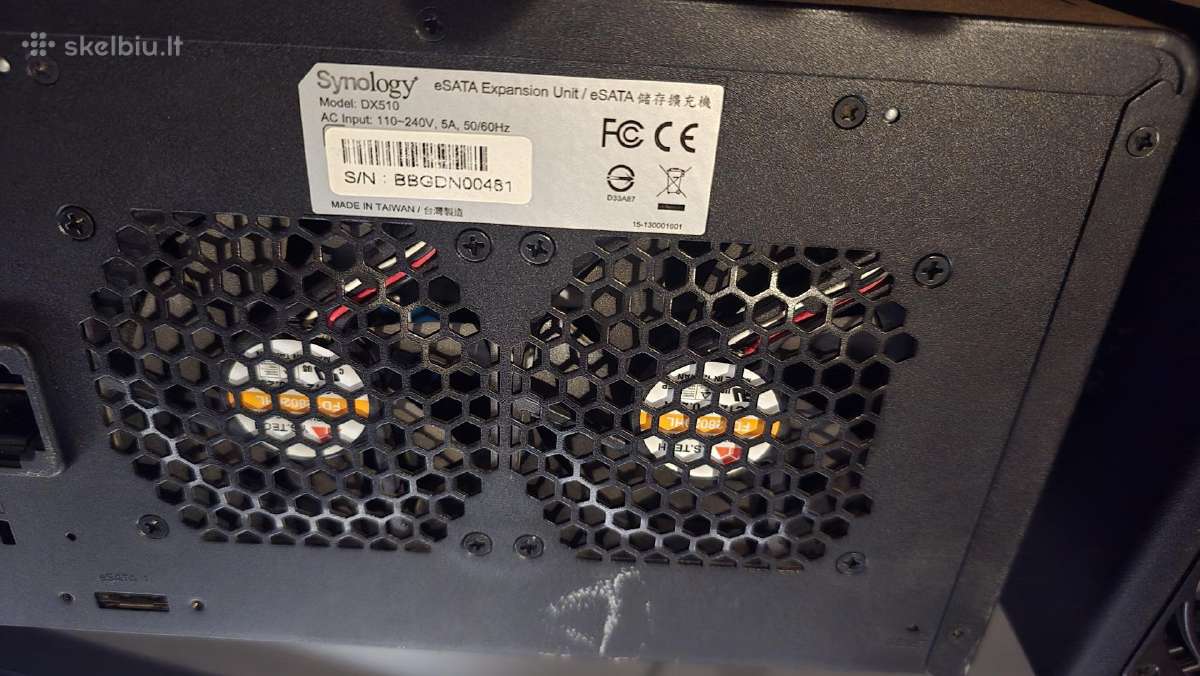 Nas Synology 4+5 diskų - nuotraukos Nr. 5