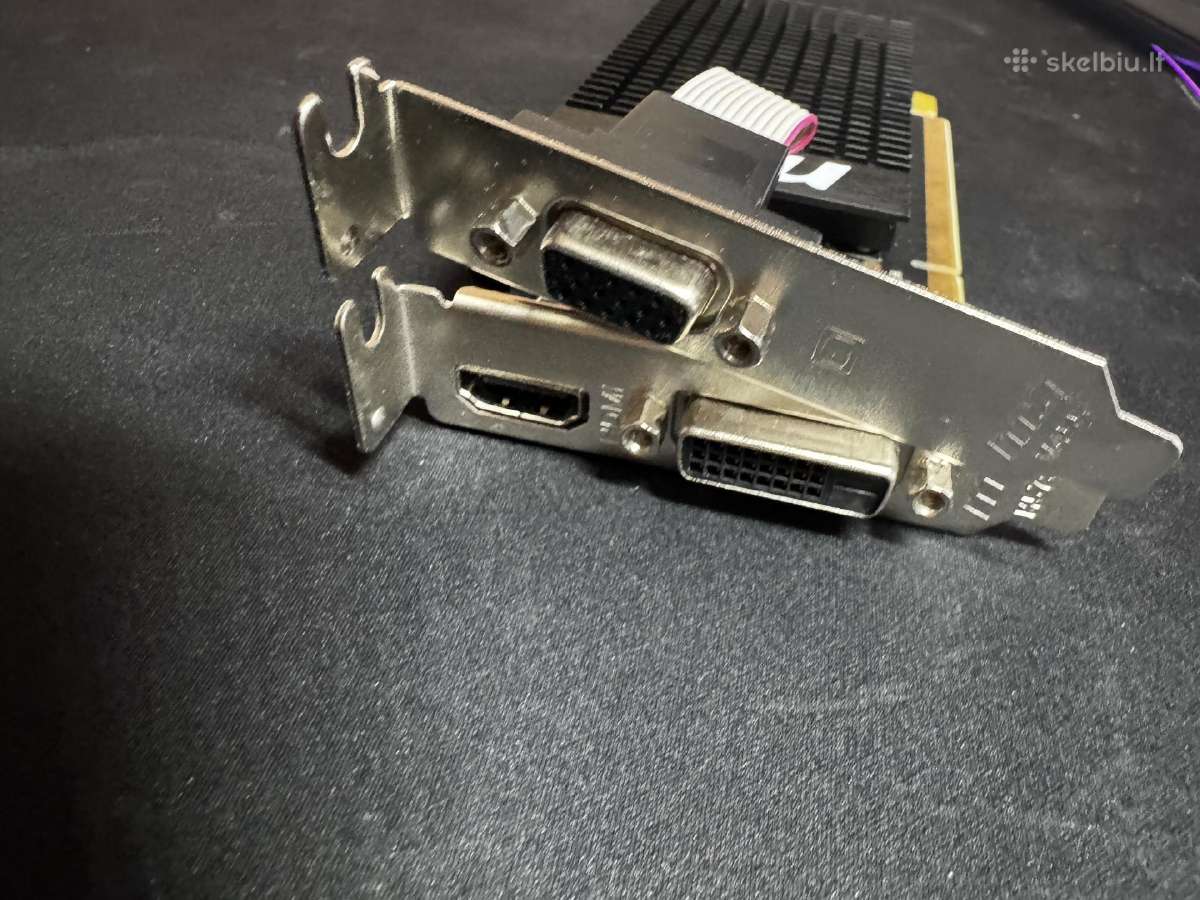 Msi Geforce GT 710 1gb Ddr3 – Hdmi, Dvi, Vga - nuotraukos Nr. 3