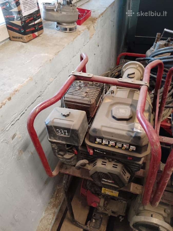 Benzininiai - elektriniai vandens, purvo siurbliai - nuotraukos Nr. 5