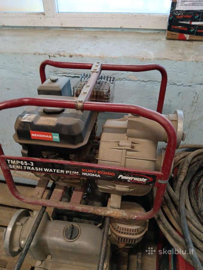 Benzininiai - elektriniai vandens, purvo siurbliai - nuotraukos Nr. 6