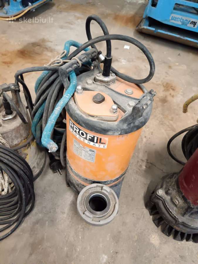 Benzininiai - elektriniai vandens, purvo siurbliai - nuotraukos Nr. 8