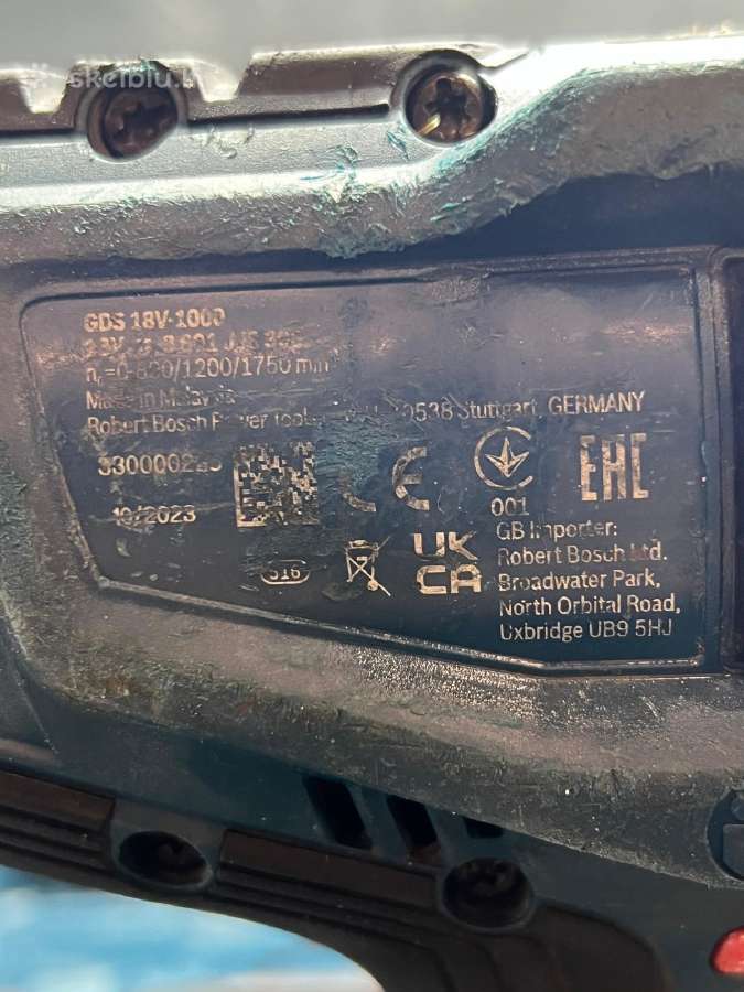 Akumuliatoriniai Bosch Makita Hilti įrankiai - nuotraukos Nr. 10