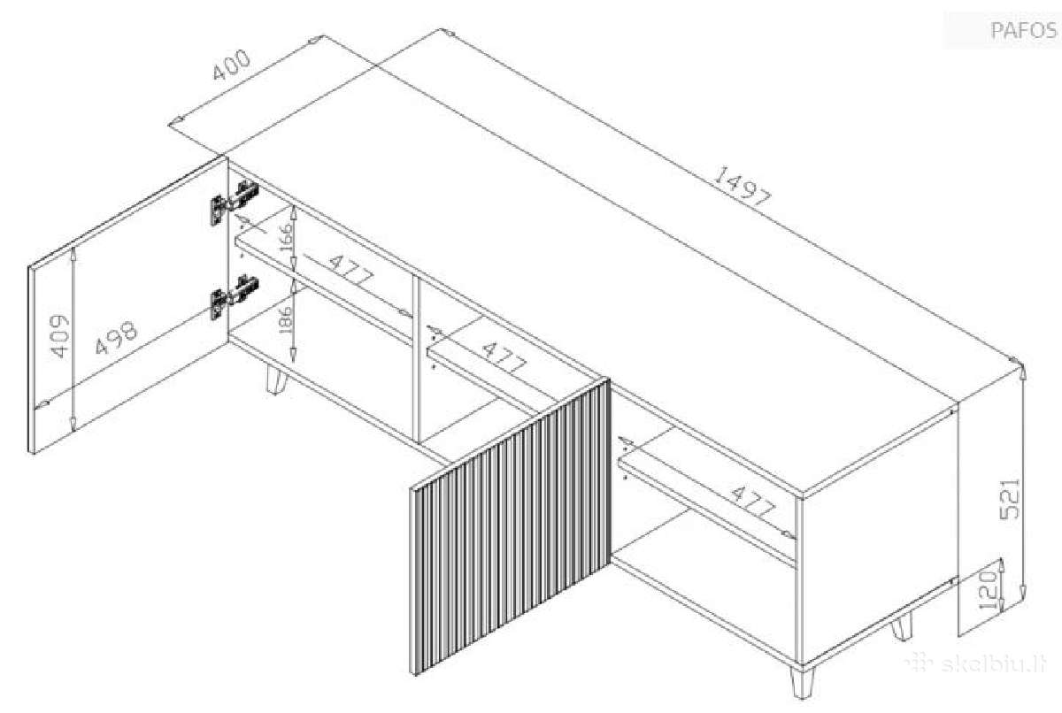 TV spintelė - nuotraukos Nr. 3