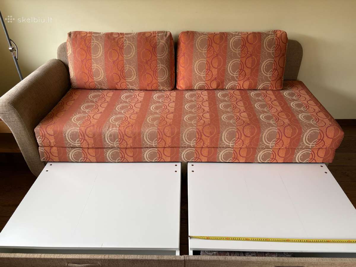 Magrės sofa-lova + kokybiškas rašomasis stalas - nuotraukos Nr. 8