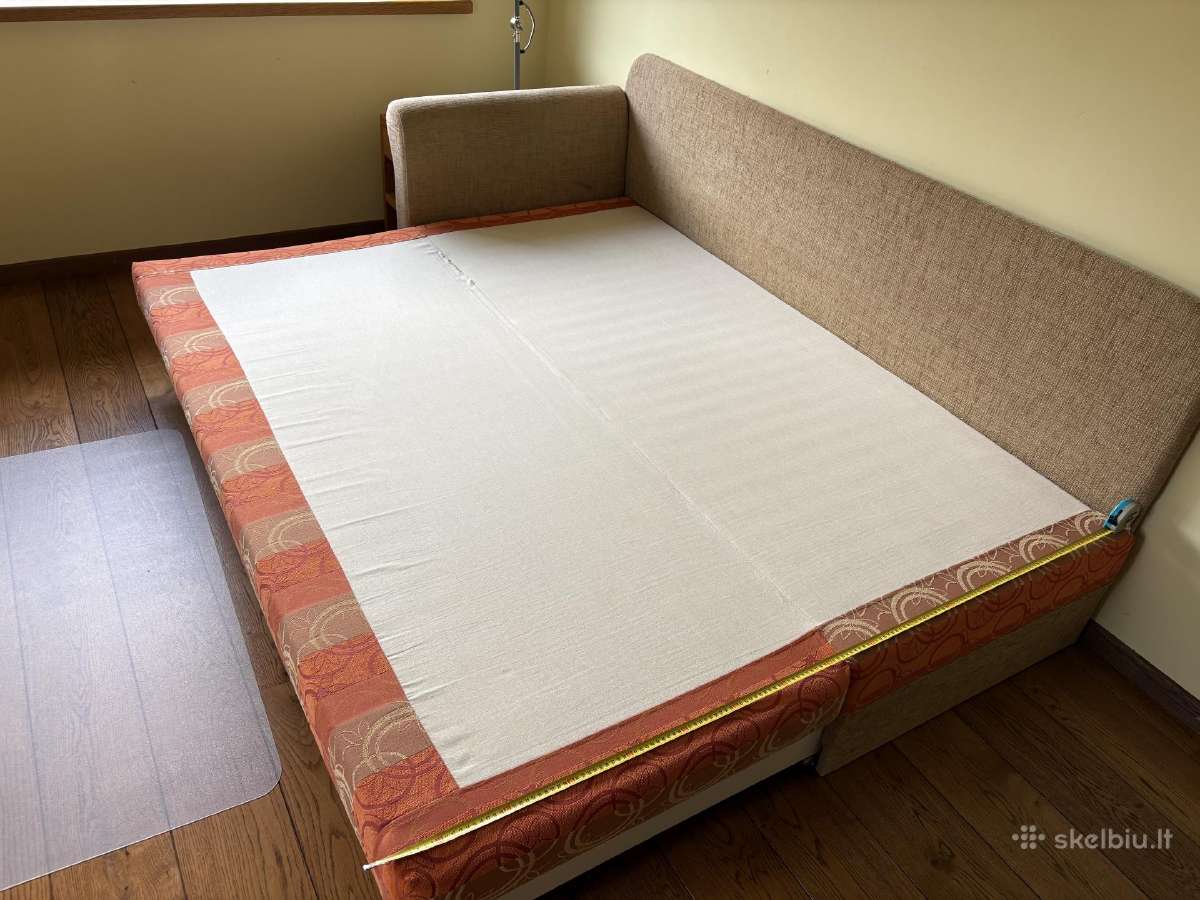 Magrės sofa-lova + kokybiškas rašomasis stalas - nuotraukos Nr. 9