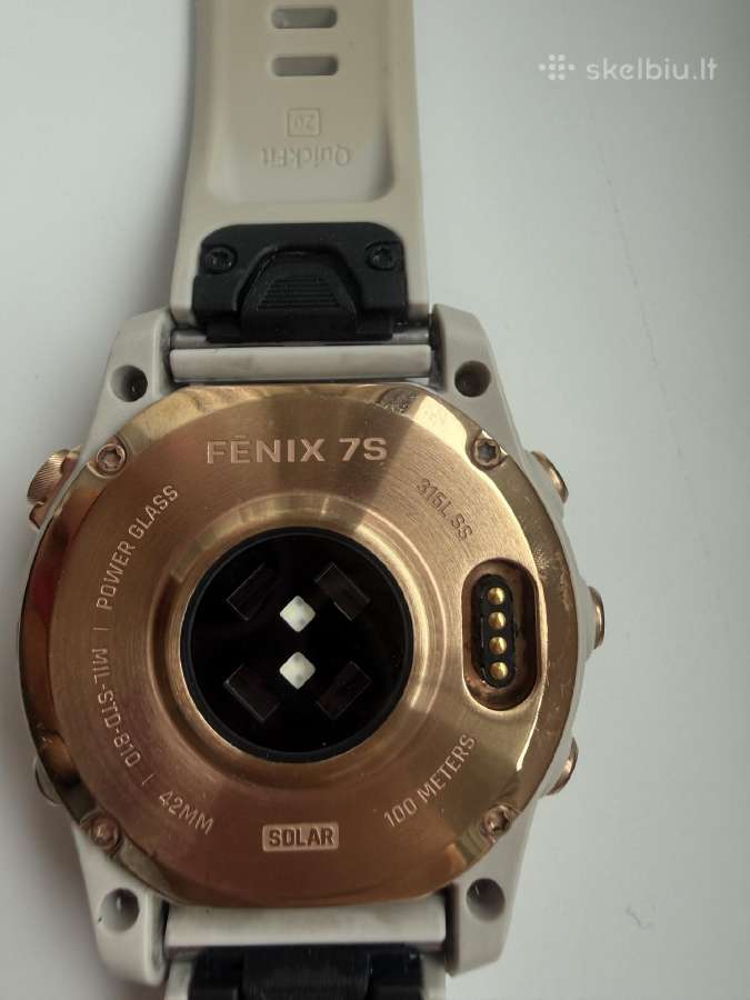 Garmin Fenix 7 solar rose gold - nuotraukos Nr. 4
