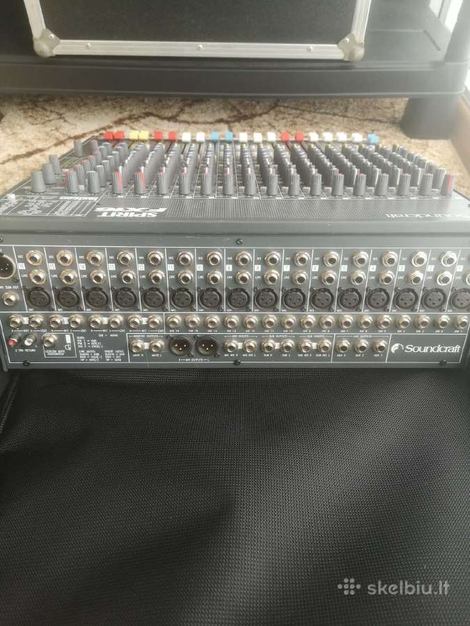 Pultas soundcraft spirit fx16. Pilnai veikiantis - nuotraukos Nr. 2