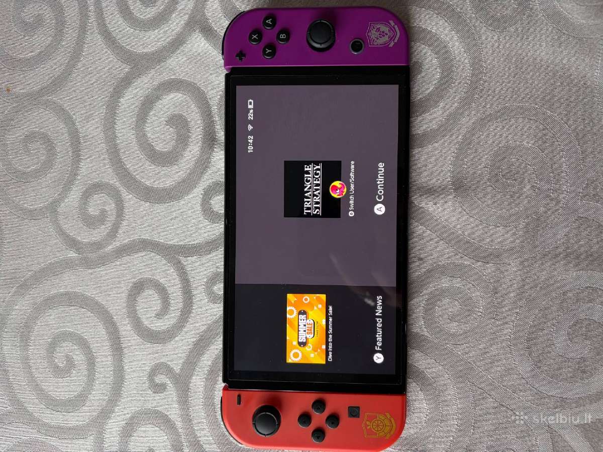Nintendo switch oled pokemon edition - nuotraukos Nr. 5