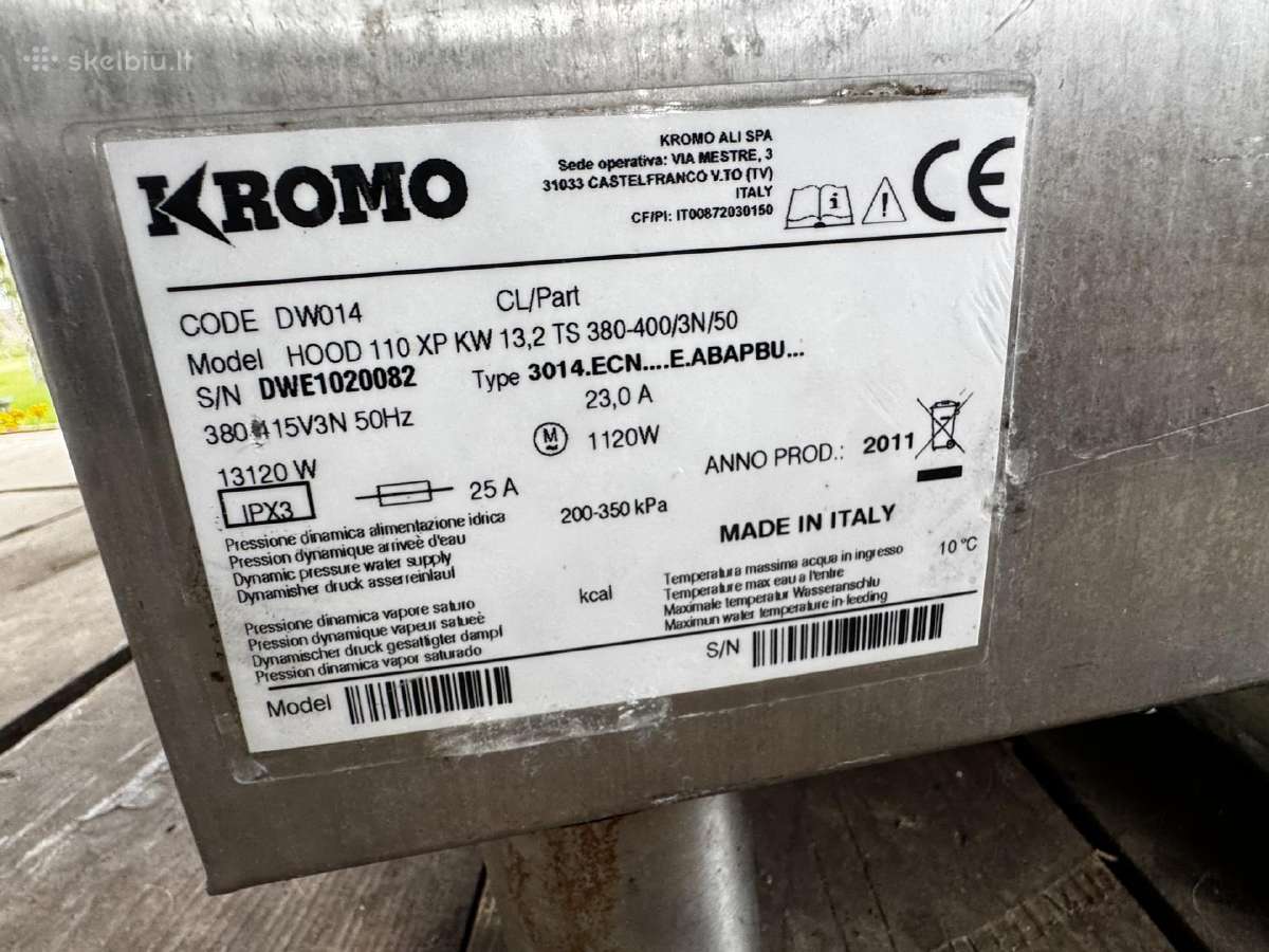 Kromo Hood 110 Xp pramonine indaplove - nuotraukos Nr. 6
