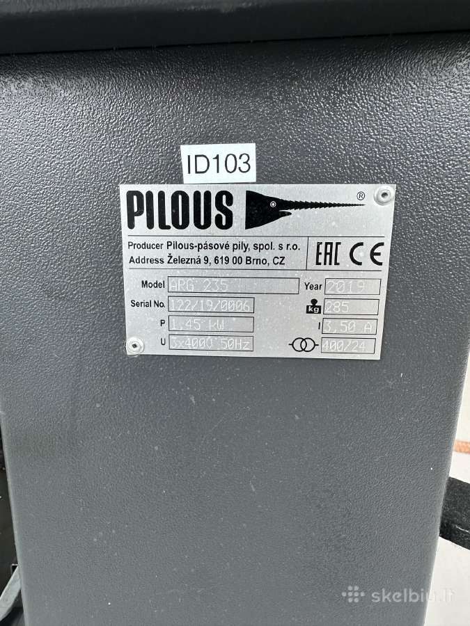 Horozontalios juostinio pjovimo staklės - nuotraukos Nr. 5