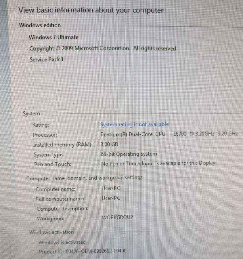 Dell Optiplex 380 / 3gb / 250gb / Win 7 - nuotraukos Nr. 9