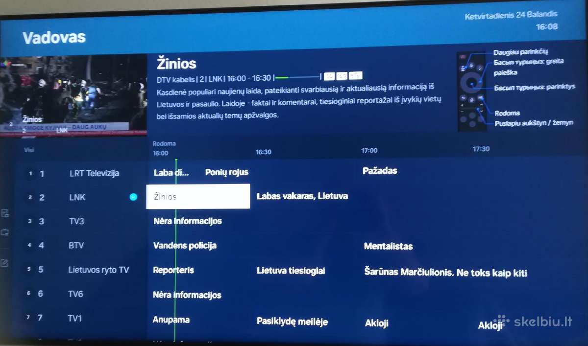 Samsung Ue50bu8002 Crystal 4k Smart TV Wi-fi Go3 - nuotraukos Nr. 4