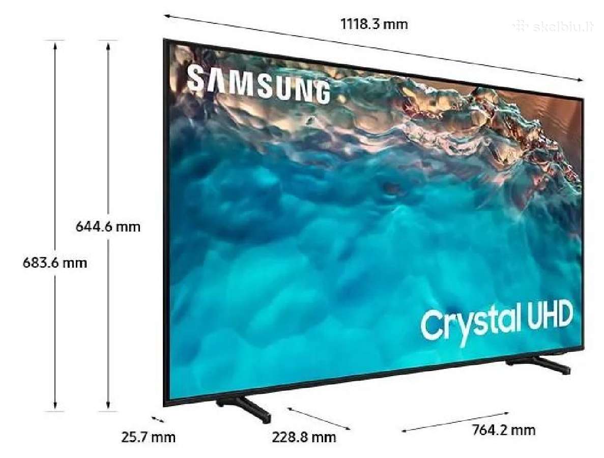 Samsung Ue50bu8002 Crystal 4k Smart TV Wi-fi Go3 - nuotraukos Nr. 8