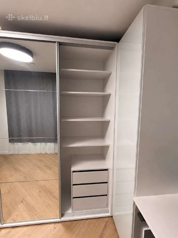 Didelė kampinė spinta Flex, balta - nuotraukos Nr. 5
