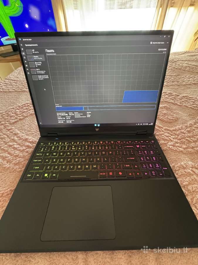 Acer Predator Helios Neo 16 i9/rtx 4070/32gb/1tb - nuotraukos Nr. 3