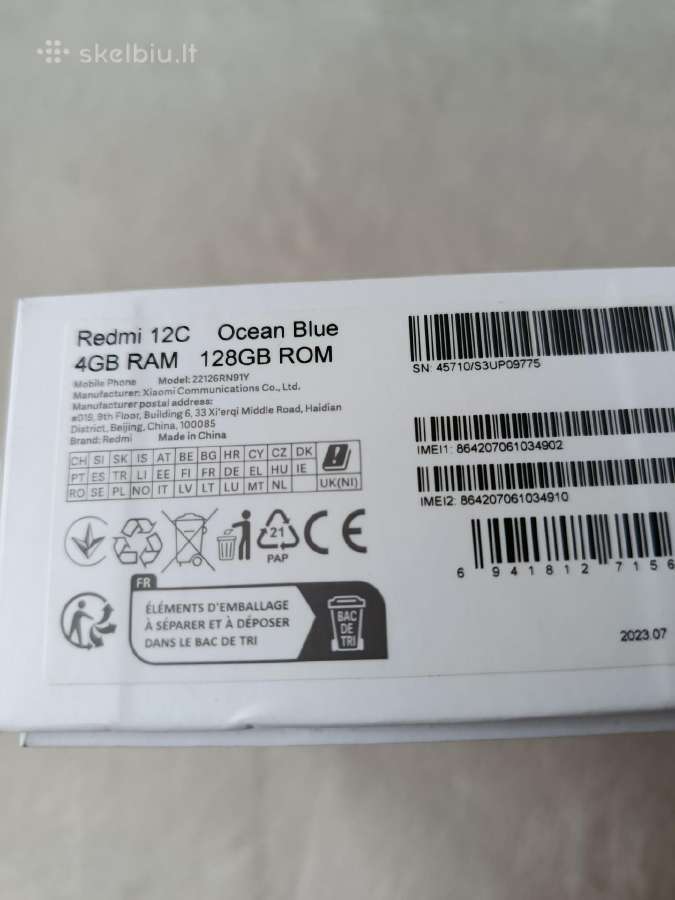 Telefonas Redmi12c - nuotraukos Nr. 2