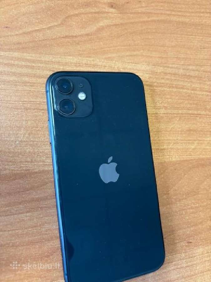 Parduodamas telefonas Apple iPhone 11 64 GB Black - nuotraukos Nr. 2