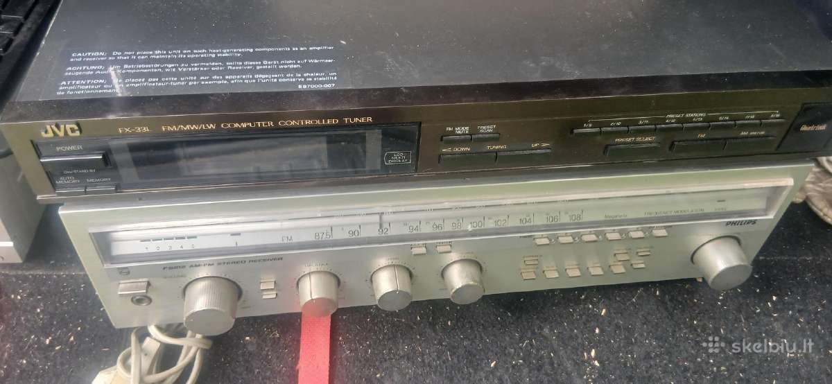 JVC Tiuneris Philips resyveriai - nuotraukos Nr. 3