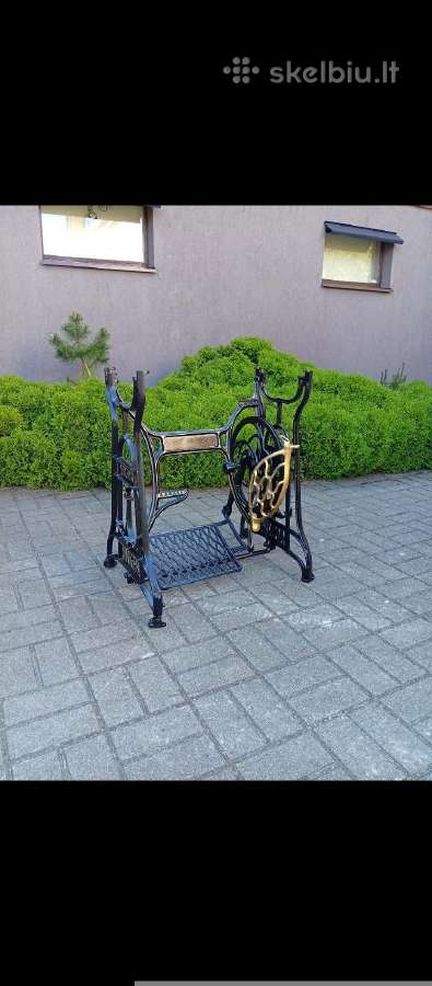 Senovinės atrestauruotos gražios siuvimo kojos - nuotraukos Nr. 3