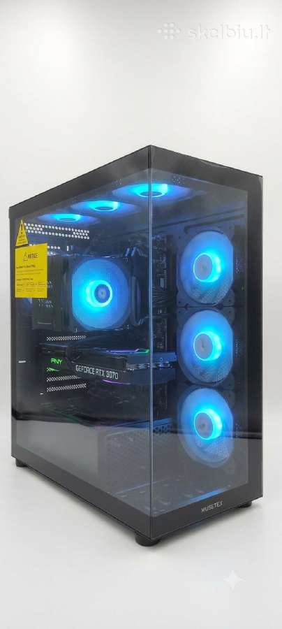 Rtx 5070 R7 7700 Ddr5 32gb 6000mts Msi B850 Wi-fi - nuotraukos Nr. 4