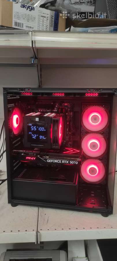 Rtx 5070 R7 7700 Ddr5 32gb 6000mts Msi B850 Wi-fi - nuotraukos Nr. 2